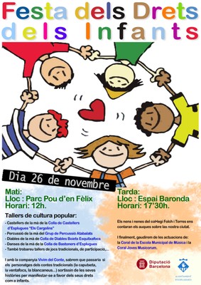 Festa dels Drets dels Infants 26 de novembre
